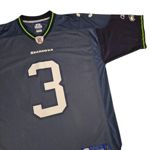 Reebok Y2k Seattle Seahawks #3 NAT Football Trikot Herren Large blau NFL 2000s - Bild 1 von 18