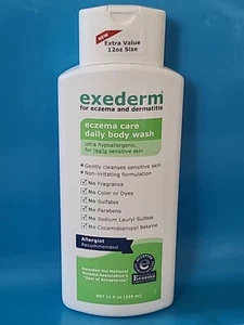 Exederm • Eczema Care Daily BODY WASH For Sensitive Skin 12 FL OZ ( 355 mL )