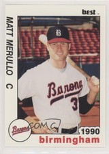 1990 Best Birmingham Barons Matt Merullo #3