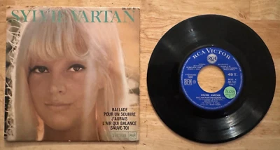 45 7" FRENCH EP SYLVIE VARTAN BALLADE POUR UN SOURIRE - Image 1 of 2