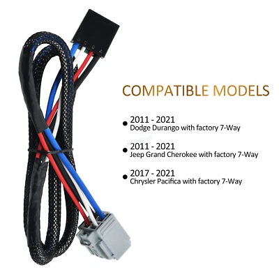 Arnés de cables adaptador de cableado de control de freno de remolque para Jeep Grand Cherokee 11-20 Foto 1 de 4