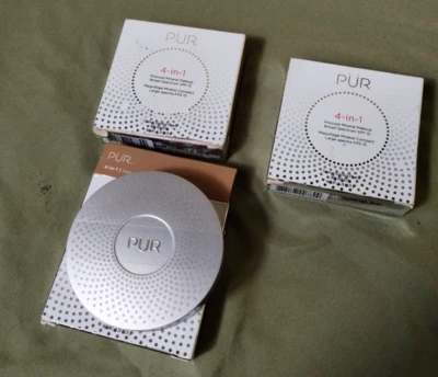 3 x PUR 4 in 1 DEEPER pressed mineral MAKEUP broad spectrum EXP 06/25 - Image 1 of 3