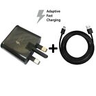 Black Fast Charger Adapter Plug & 1.5M Long USB Cable For All Galaxy Phones Tabs