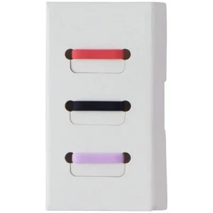Silicone Montre Bande Fermeture Boucle pour Gizmowatches - 3-Pack - Rouge/Noir / - Photo 1 sur 1