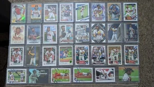 Ronald Acuna Braves lot - 30 Unique Topps Panini cards - Ships Fast, See Pics. - Picture 1 of 10