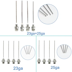 4Pcs Dental Endodontic Needles Fit Woodpecker Fi-G Obturation Gun 23GA 25GA - Picture 1 of 13