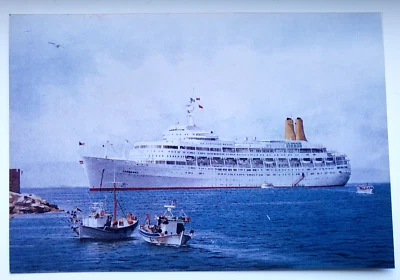 Vintage 4 X 6 Photo P & O Line CANBERRA Ocean Cruise Liner Ship - Image 1 of 3