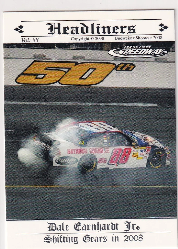 2008 PRESS PASS SPEEDWAY DALE EARNHARDT JR. SHIFTING GEARS RACING JC-2918 - Image 1 of 1