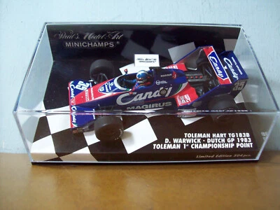 1/43 MINICHAMPS 400 830035 TOLEMAN TG183B DUTCH GP 1983 1st POINT DEREK WARWICK - Image 1 of 4