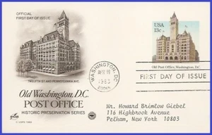 USA3 #UX99 ADDR PCS ARTCRAFT FDC Antigua Oficina de Correos - Imagen 1 de 1