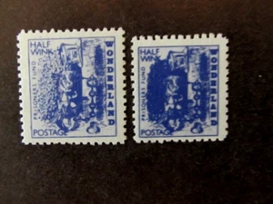 GERALD M KING, ALICE in WONDERLAND, POLITICAL PRISONERS RELIEF FUND, 1/2W, MNH - Picture 1 of 2