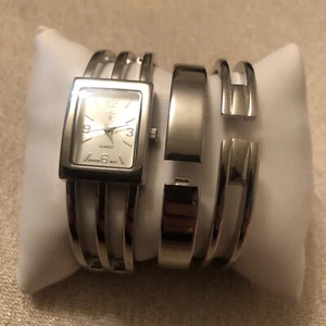 silver watch Stainless Steel With Extra Band New - Picture 1 of 5