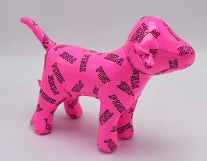 Peluche Victoria Secret ROSA 6" Perro Brillante Rosa Caliente Letras Negras Edición Limitada - Imagen 1 de 3