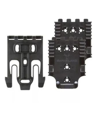 Safariland QLS QUICK-KIT Black Quick Lock w/ Two QLS22, NOT IMITATION!