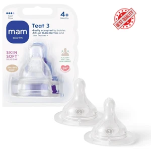 Teats Size 3 Fast Flow 2 Pack – SkinSoft Silicone – 4+ Months - Picture 1 of 7