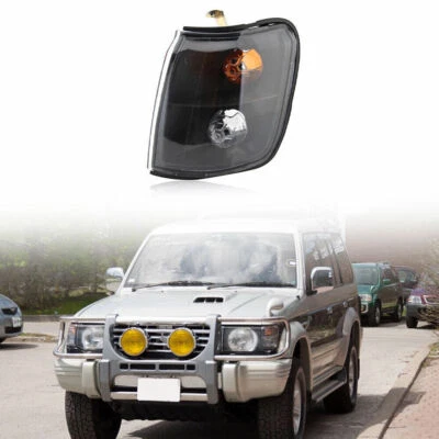 Lámpara de señal de luz de esquina lateral izquierda con bombillas para MITSUBISHI Pajero Montero 1992-96 Foto 1 de 4