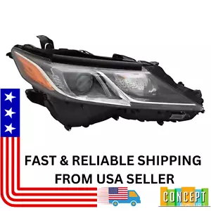 For Toyota 2019-2024 Camry XLE Headlight LED Chrome Bezel, Left Side TO2502278C - Picture 1 of 11