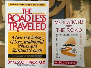 The Road Less Traveled: A New Psychology of Love Traditional Values + BONUS BOOK - Picture 1 of 6