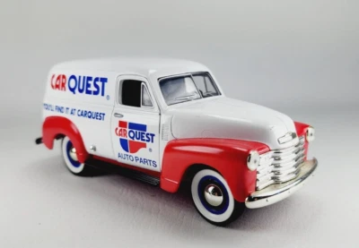 1952 Chevy Coin Bank SpecCast #8161 * CAR QUEST * 1/25 scale 7" W/Key Doors open - Image 1 of 4