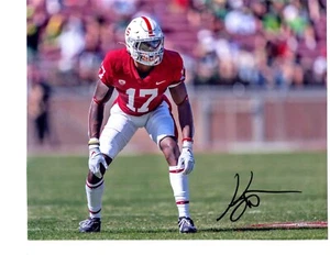 Kyu Blu Kelly Stanford Cardinal signed autograph 8x10 football photo 2023 Draft - Picture 1 of 1