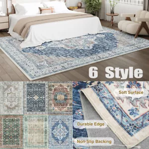 Traditional Oriental Medallion Area Rug Persien Style Carpet Runner Mat AllSizes - Picture 1 of 73