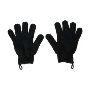 1 Pair Exfoliating Gloves Bath Shower Massage Spa Body Hand Scrub Mitt Towel Au - Picture 1 of 5