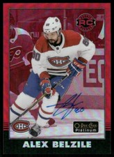 2020-21 O-PEE-CHEE RED RAINBOW ROOKIE AUTO / Alex Belzile ROOKIE AUTO