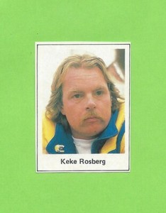 1985-86 Swedish Buster Triss I Ess #52 Keke Rosberg Finland