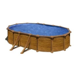Gre Mauritius Pool-Set Aufstellbecken oval Außenstreben 132x375x610cm Zubehör - Bild 1 von 8