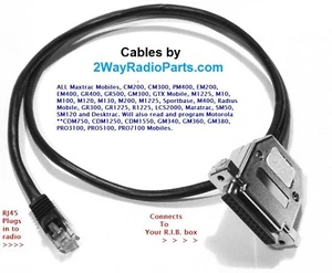 Motorola programming cable Maxtrac GM300 SM120 SM50 USA - Picture 1 of 1