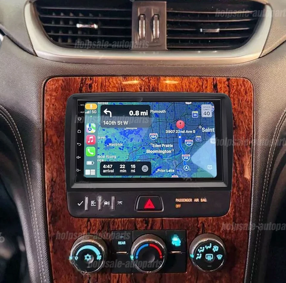 Rádio estéreo de carro Android 14 GPS Apple Carplay para 2013-2017 Chevrolet Traverse - Imagem 1 de 4