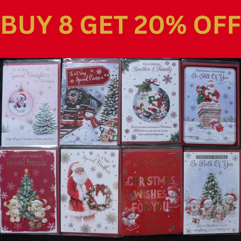 GOOD QUALITY CHRISTMAS CARDS SOMETHING FOR EVERYONE FRIENDS AND FAMILY - Image 1 of 1