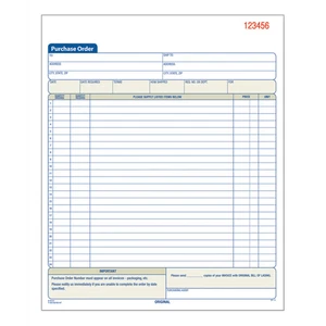 Adams Carbonless Purchase Order Book - Picture 1 of 5