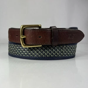 Cinturón con logotipo de ballena azul Vineyard Vines - Hecho en EE. UU. - Para hombre Talla 38 - Imagen 1 de 8