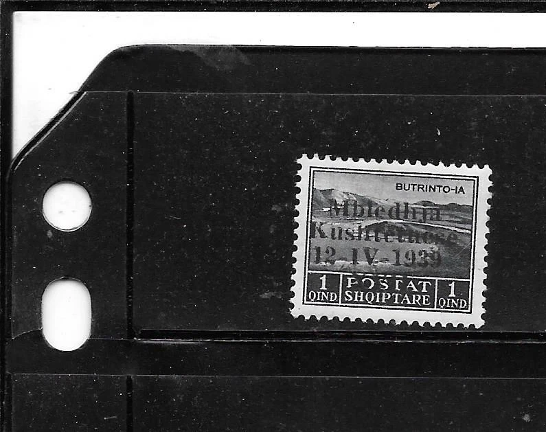 ALBÂNIA SC#299 1939 SOBREIMPRESSÃO CIDADE MNH XF ANTIGO SELO DEFINITIVO ÚNICO ERA SEGUNDA GUERRA MUNDIAL - Imagem 1 de 1