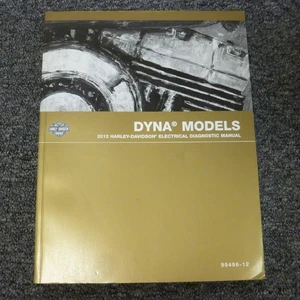 2012 Harley Davidson Dyna Low Rider FXDL Electrical Wiring Diagram Manual - Foto 1 di 8