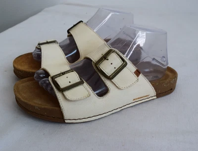 Женские кремовые сандалии El Naturalista N5794 размер 40 США 9 с двумя ремешками кожа - Изображение 1 из 4