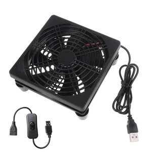 1 Speed Powerful 120mm USB Cooling Fan for Router, Receiver, and Game Console - Picture 1 of 8