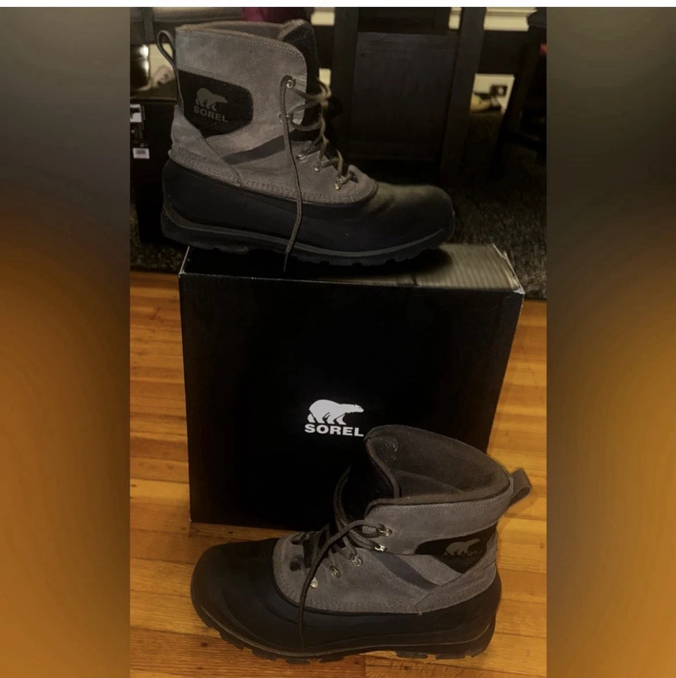 男式 Sorel 雪地靴 15 码 — 第 1/4 张图片