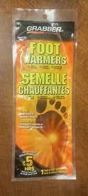Par de plantillas calentadoras de pies Grabber Mycoal medianas/grandes (6) Foto 1 de 4