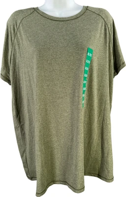 Camisa atlética verde manga corta Eddie Bauer para mujer - XL Foto 1 de 4