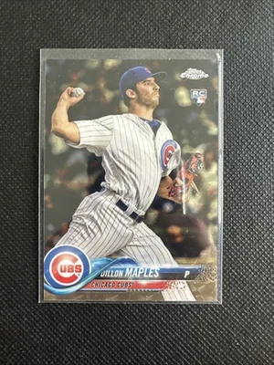 2018 Topps Chrome Dillon Maples Superfractor Cubs 1/1 Rookie Card RC #572 - Image 1 of 2
