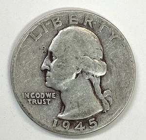 1945-S Washington Quarter - Free Shipping - Picture 1 of 2