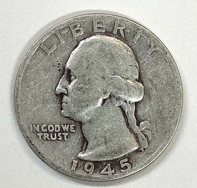1945-S Washington Quarter - Free Shipping - Image 1 of 2