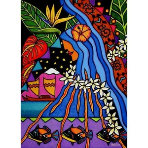 Cindy Coats "Pele’s Dream" Art Print Volcano, Hawaii 11”x14”. - Picture 1 of 8