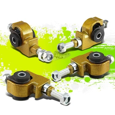 FOR HONDA/ACURA ACCORD CIVIC INTEGRA PRELUDE ADJUSTABLE FRONT UPPER CAMBER GOLD - Image 1 of 4