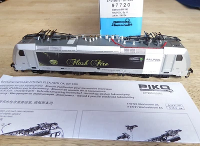 Locomotora Piko 97720 H0 Br 186 104 Flash Fire Railpool-Railcare Epoch 5/6 Dss Foto 1 de 4