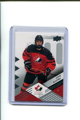 Tarjeta 36 Upper Deck Team Canada Gavin McKenna 2024 Foto 1 de 2