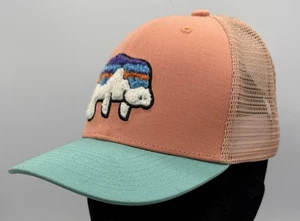Patagonia Kids Fitz Mellow Melon Seekuh Truckermütze verstellbar Kappe Einheitsgröße neu ohne Etikett - Bild 1 von 9
