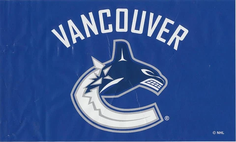 High Quality 3'x5' Vancouver Canucks NHL Licensed Flag Cover